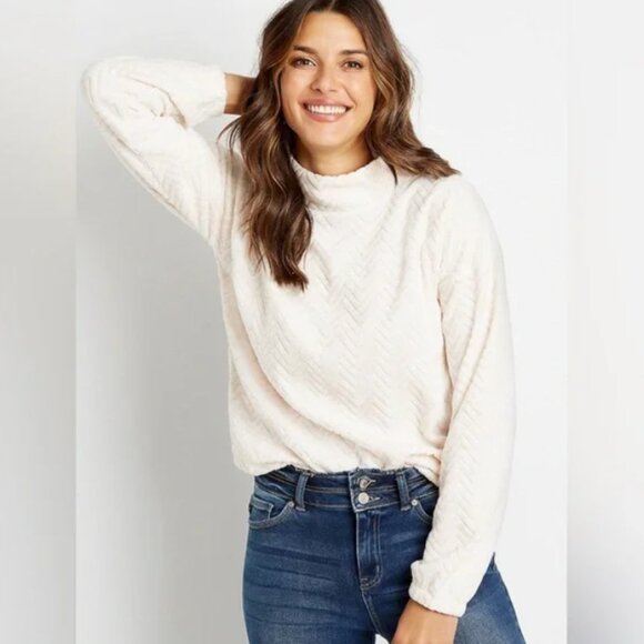Maurices Mock Turtleneck Sweater - Picture 2 of 4